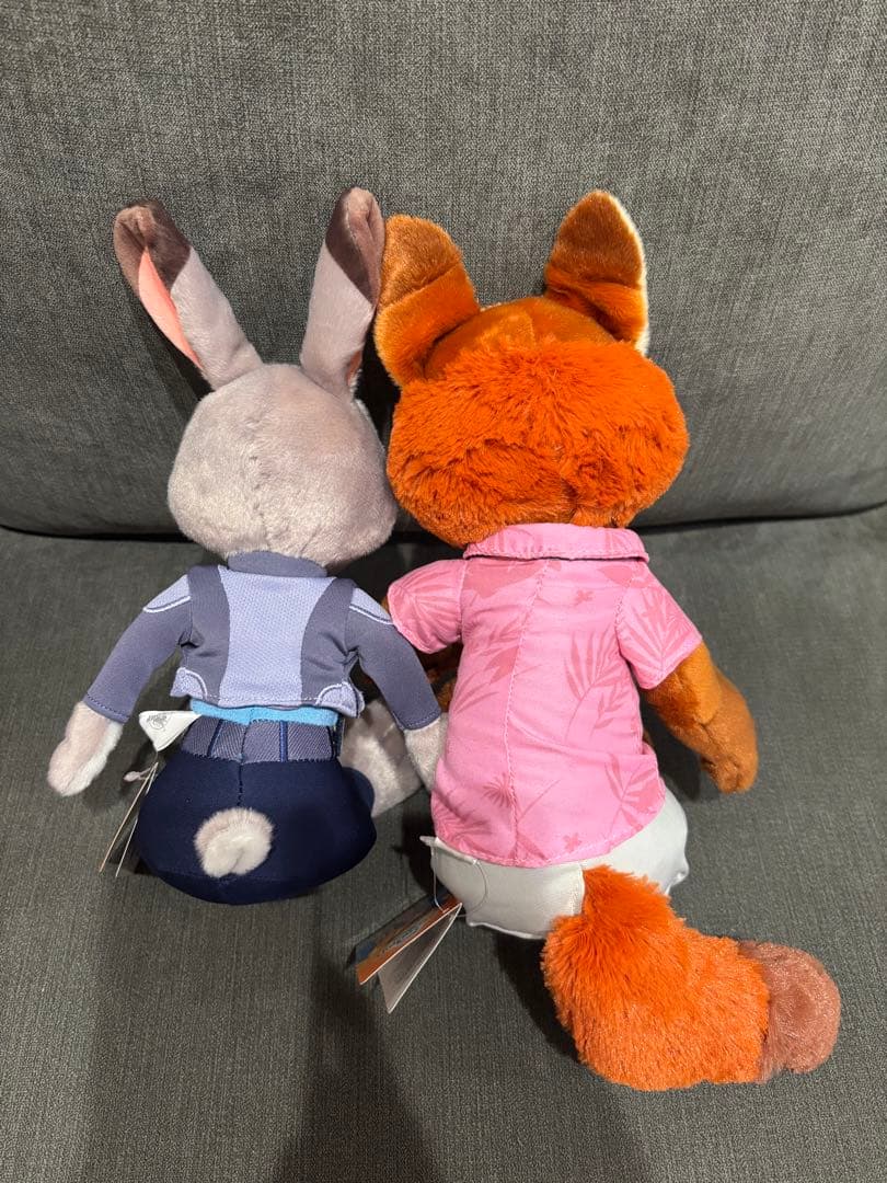 ディズニーストア　ズートピア2 ニック　ジュディ　ぬいぐるみ