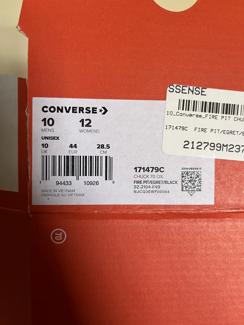 【21日まで】Chuck Taylor CT70 28.5cm