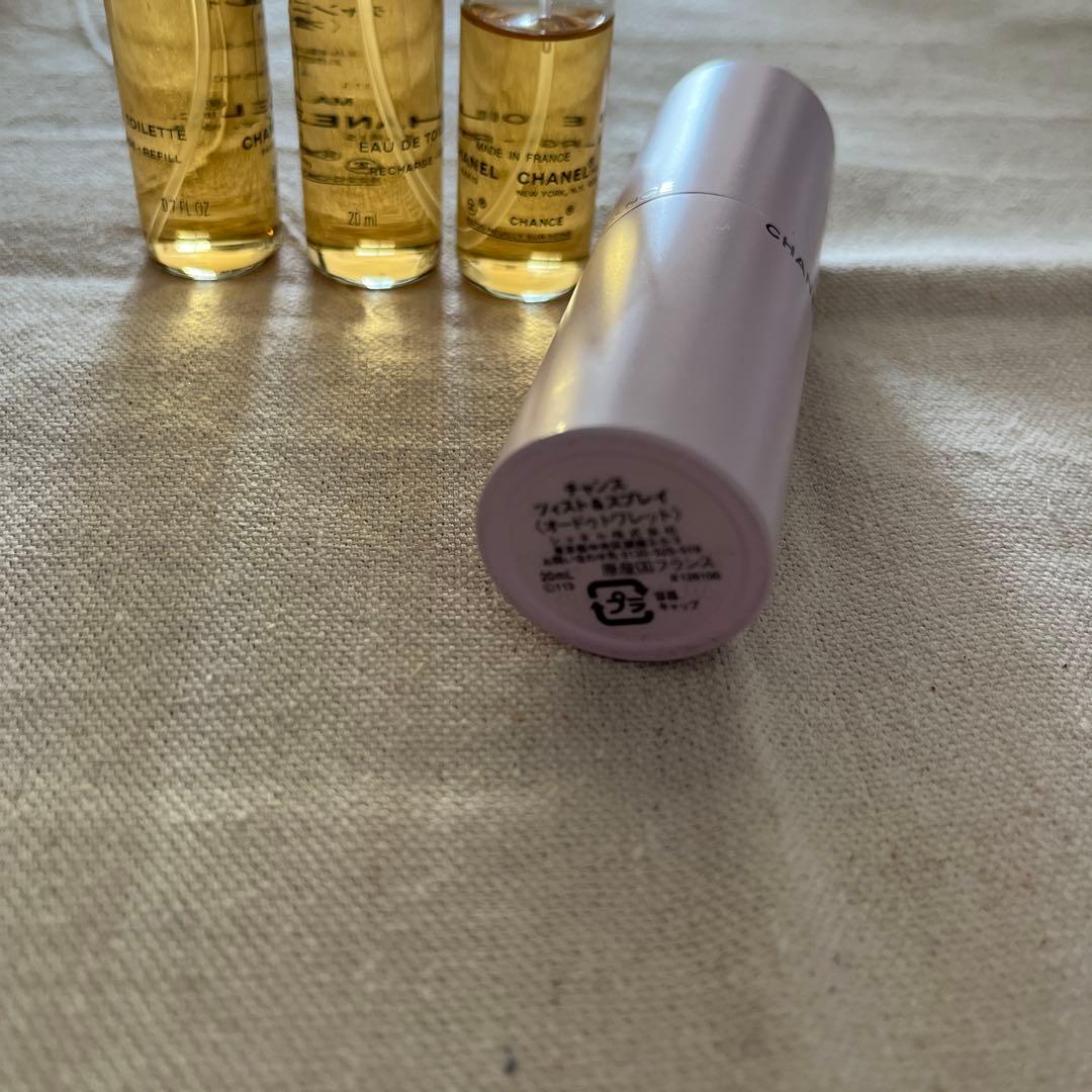 シャネル チャンス ツイスト&スプレー 香水 本体 ＋ 20ml 3本セット