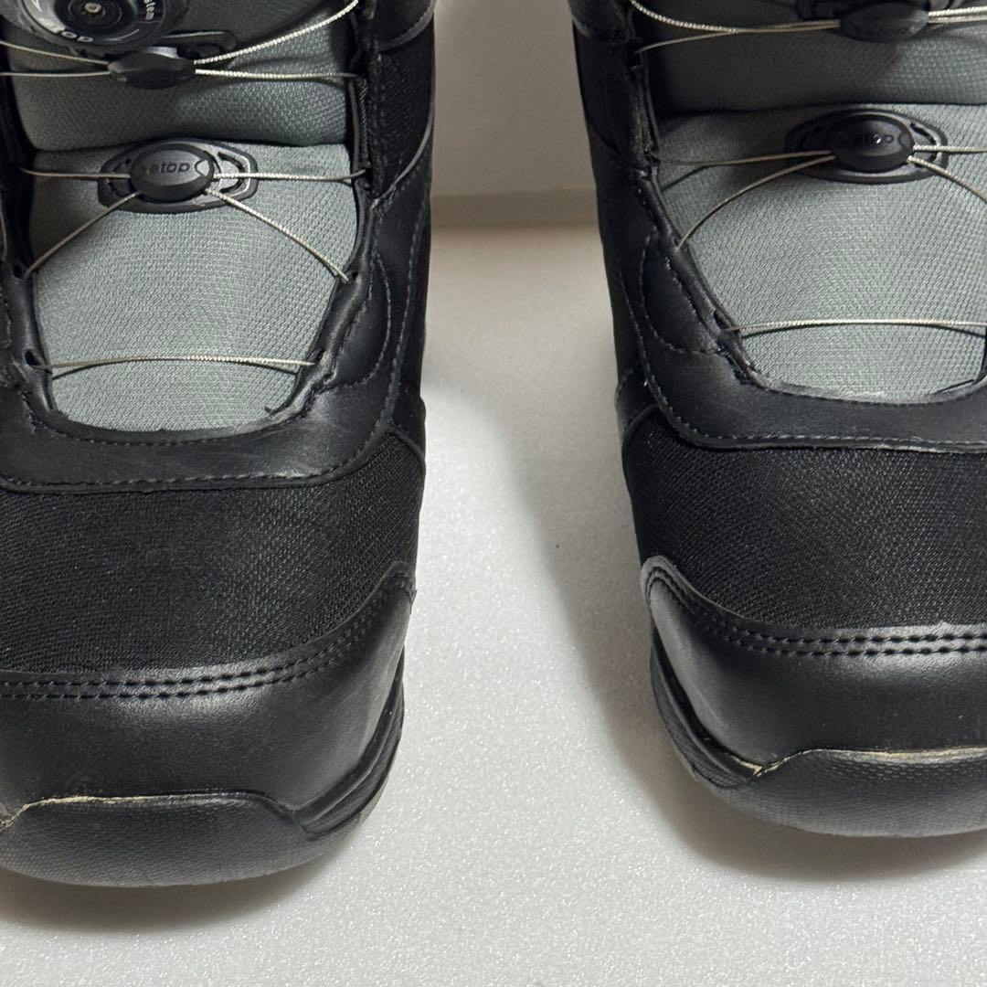 24.5cmnature スノーボードブーツ ブラック/グレー 初心者