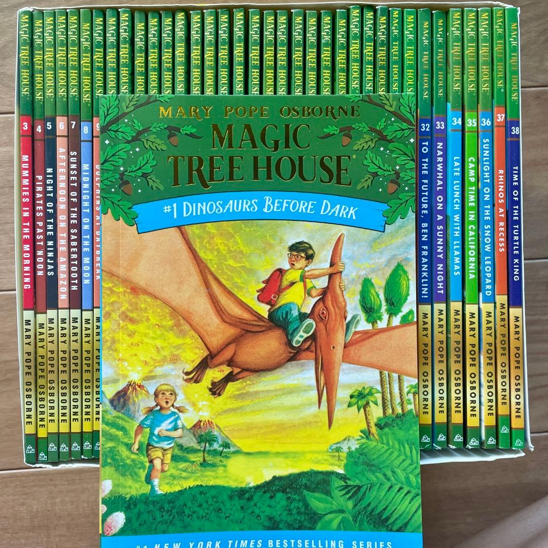 新品Magic Tree Houseシリーズ1 -2英語絵本65冊