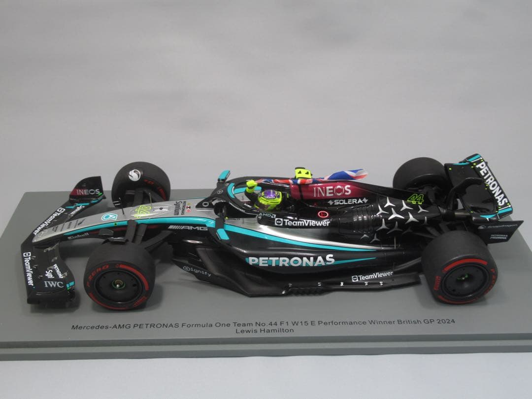 スパーク メルセデス W15 ハミルトン イギリスGP ウィナー 2024