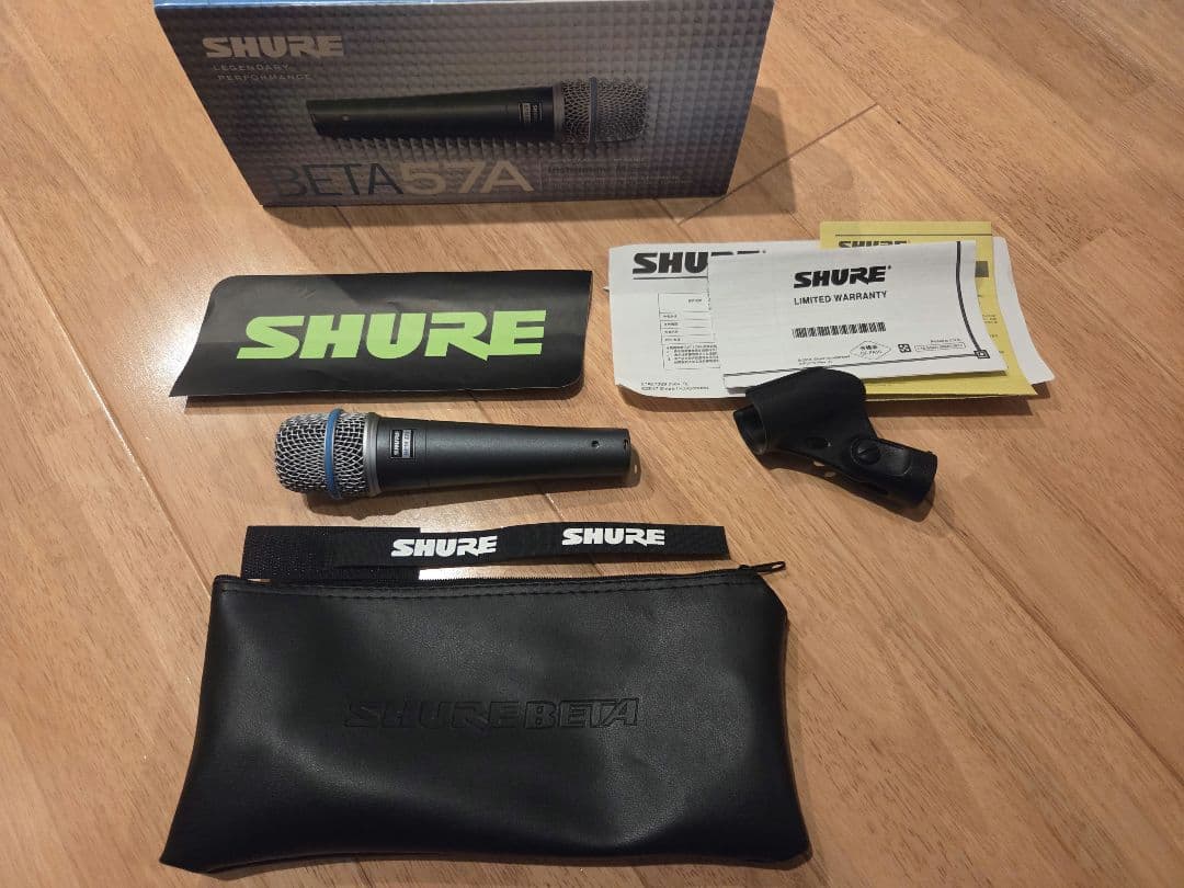 SHURE BETA 57A ダイナミックマイク - メルカリ