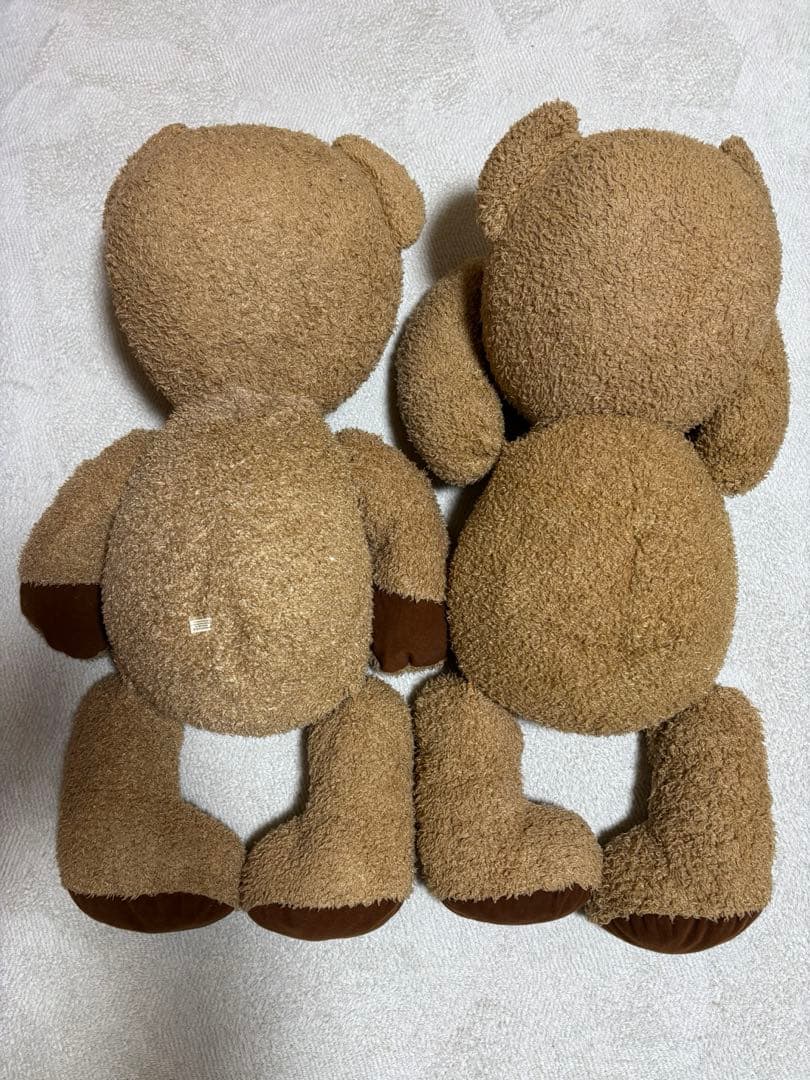 サン・アロー 大きめなテディベア 2体 レトロ くたくた インテリアにも