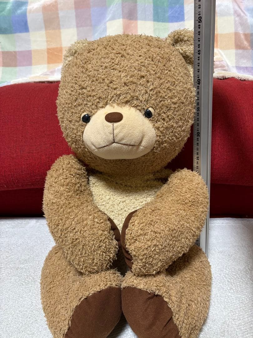 サン・アロー 大きめなテディベア 2体 レトロ くたくた インテリアにも