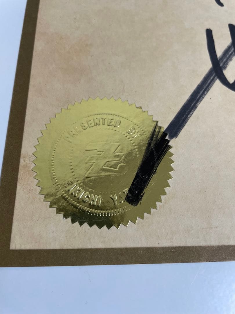 矢沢永吉　　直筆サイン　ワーナー時代