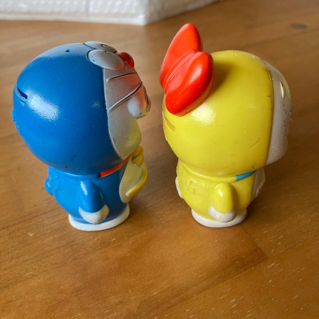 協和銀行　ドラえもん　ドラミちゃん　貯金箱　人形　昭和レトロ