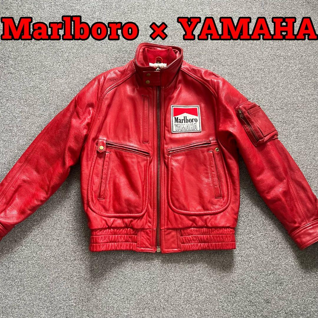 YAMAHA Marlboro レザージャケット ヤマハ マルボロ - メルカリ
