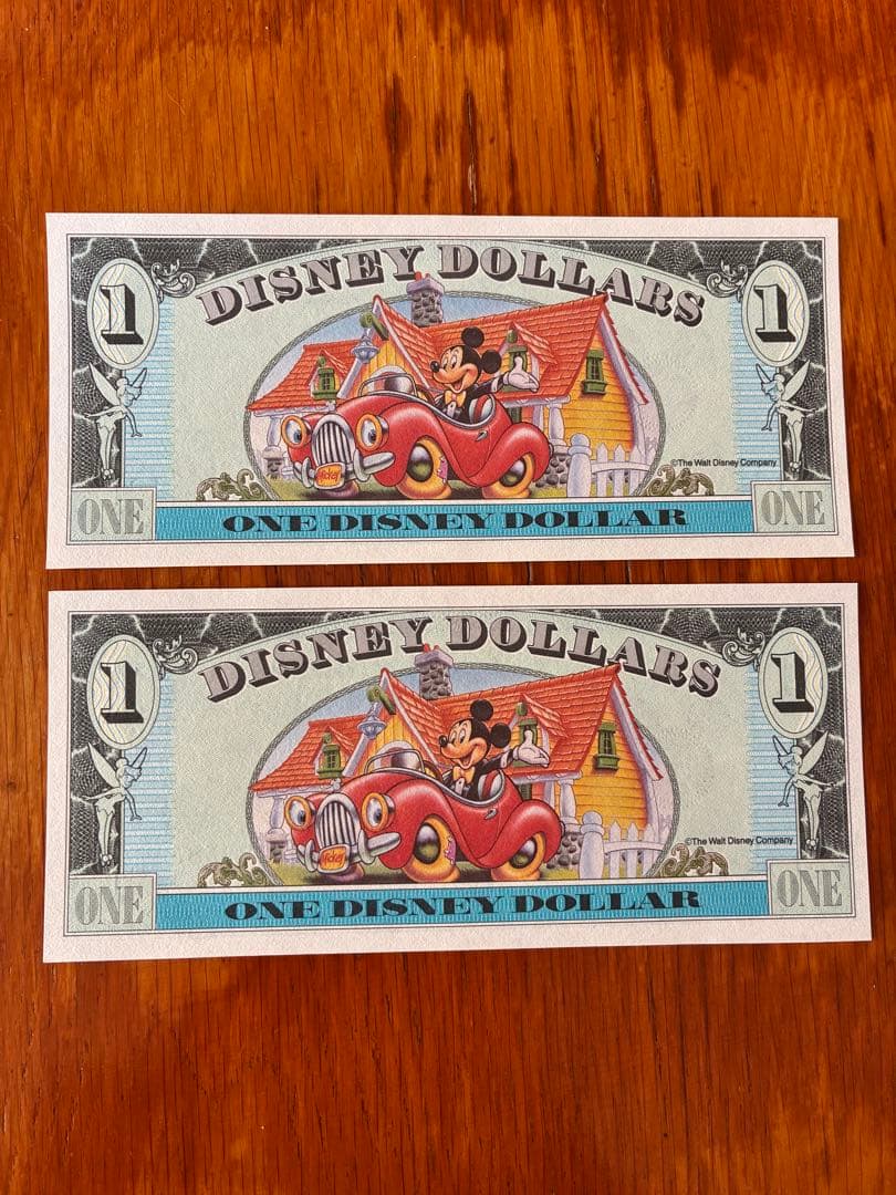ディズニーダラー　4枚セット1$×2・5$・10$ 記念 美品