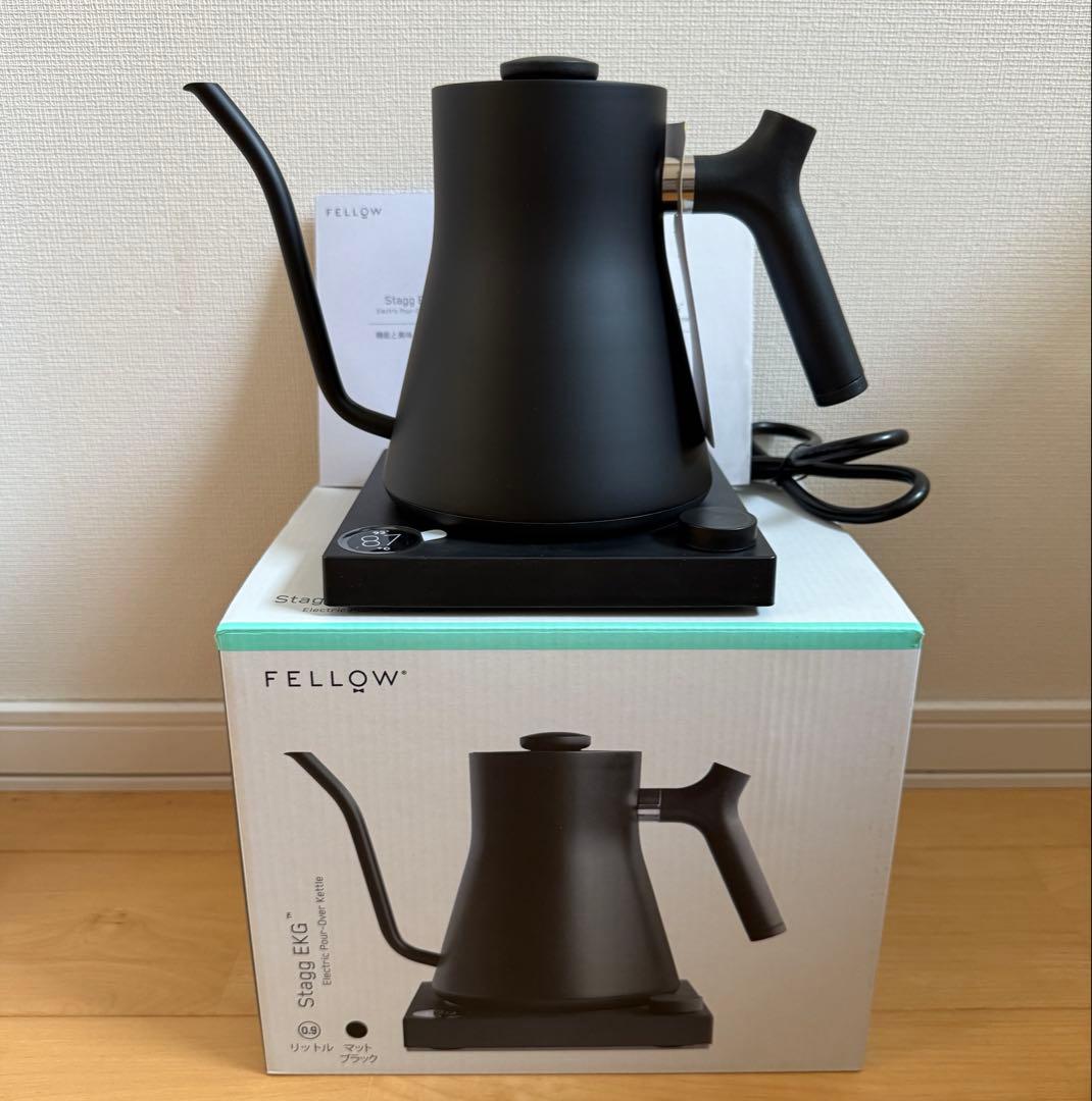 【未使用】Fellow Stagg EKG 電気ケトル／日本仕様 電動ケトル検証】FELLOW「STAGG EKG」を比較レビュー！日本仕様の性能