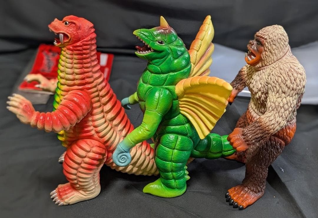 楳図かずお版 ギガス＆ドラコ＆レッドキング（アート・ストーム）３体セット