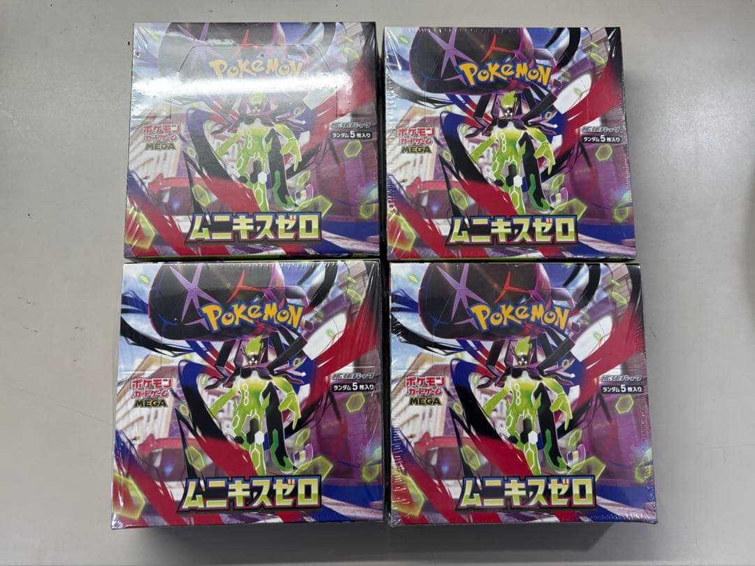 ポケモンカード ムニキスゼロ　4BOX ポケモンカード ムニキスゼロ 4BOX - メルカリ