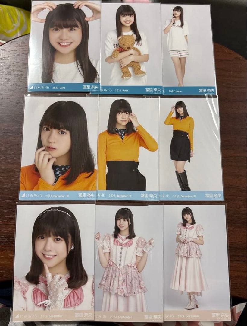 乃木坂46 生写真 冨里奈央 3種コンプ セット まとめ売り - メルカリ