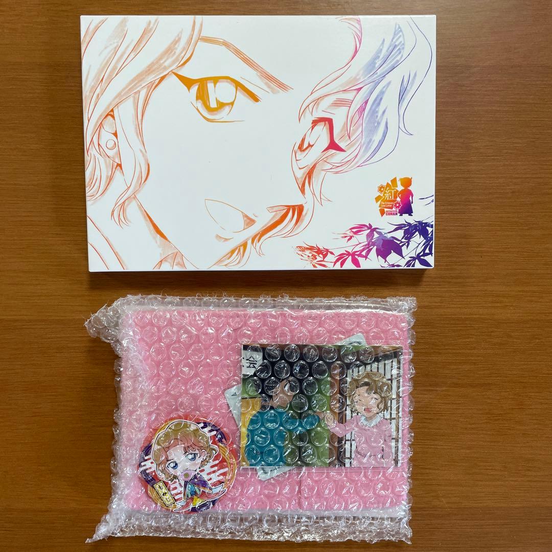 劇場版名探偵コナン から紅の恋歌 初回限定盤特典 紅葉のパスケース 缶