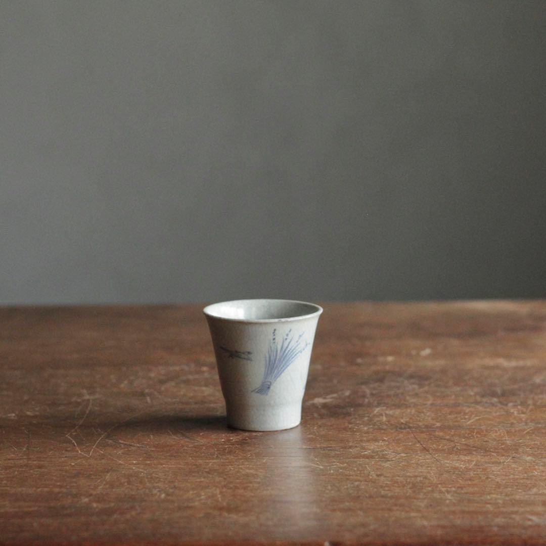 染付 端反り 筒盃 古美術 古道具 アンティーク 2026年最新】筒盃の人気アイテム - メルカリ