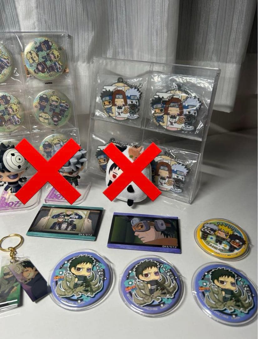 NARUTO ナルト　NARUTO展　うちはオビト　トビ　うちはマダラ　缶バッジ