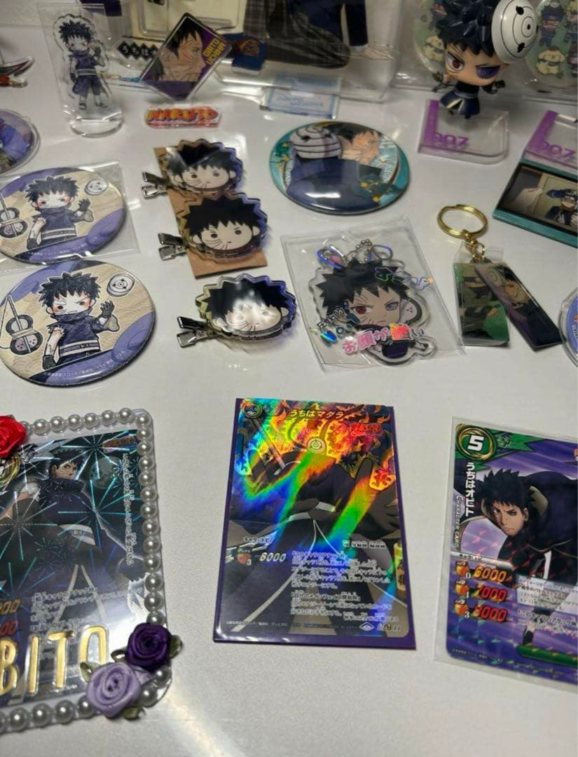 NARUTO ナルト　NARUTO展　うちはオビト　トビ　うちはマダラ　缶バッジ