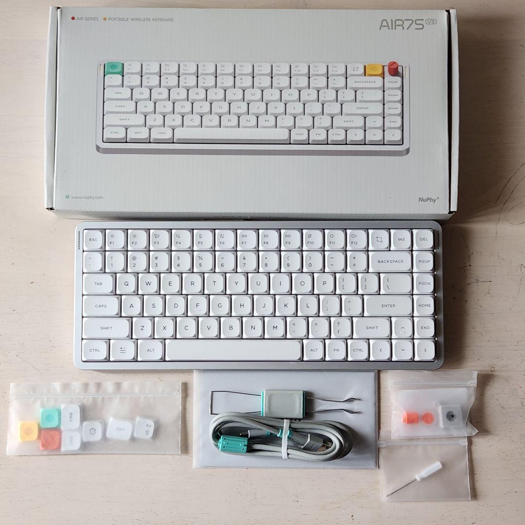 茶軸へ変更可】NuPhy AIR75 v3 red nano US配列 - メルカリ