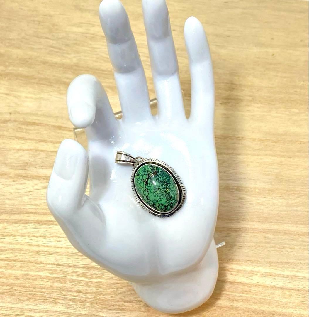 【P.A.Smith】ターコイズ ペンダントトップ ナバホ族 スターリングSV