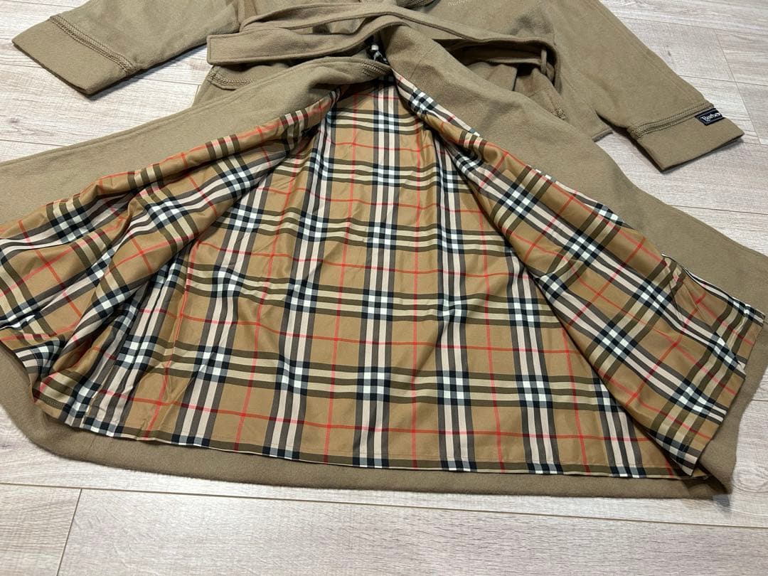Burberrys バーバリー ガウンコート L ノバチェック カシミヤ混 - メルカリ