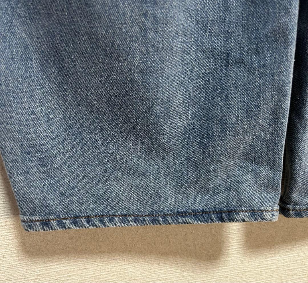 辻元舞さん I'm in デニム 丈短め M ライトブルー 正規 品