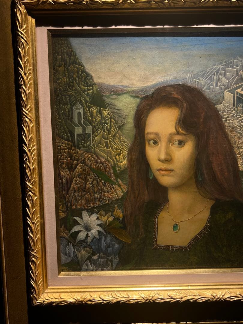 塚本聡　【FLOW-海へ】　肉筆油彩画