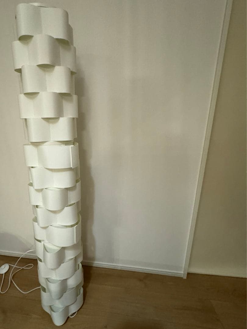 美品 IKEAイケア ローグトリク フロアランプ ホワイト138cm - メルカリ