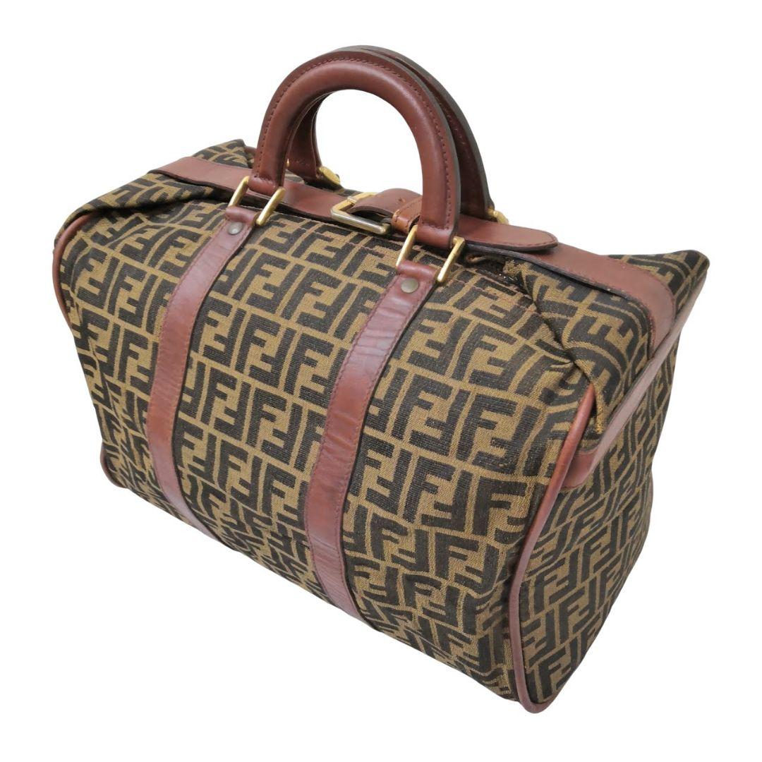 Fendi フェンディ ボストンバッグ ロゴパターン