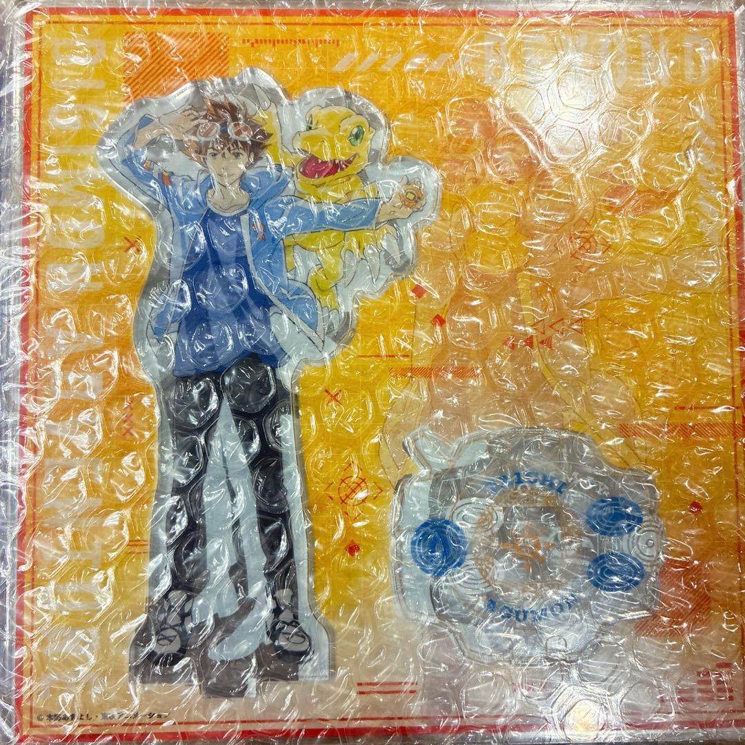 デジモン　クラウドファンディング　アクスタ　缶バッジ　資料集　会員証　カセット