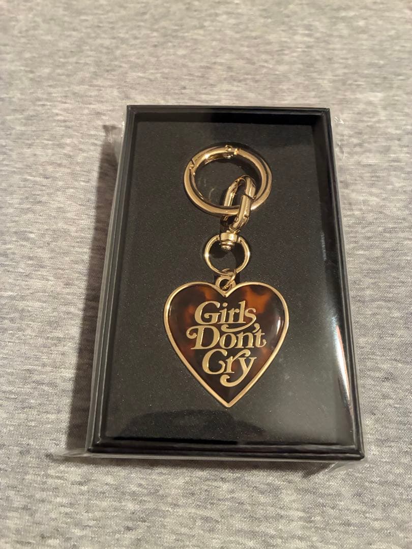 小物 Girls Don't Cry Keyring \"Gold \" GIRLS DON'T CRY TORTOISESHELL PATTERN KEYRING | VERDY'S GIFT SHOP