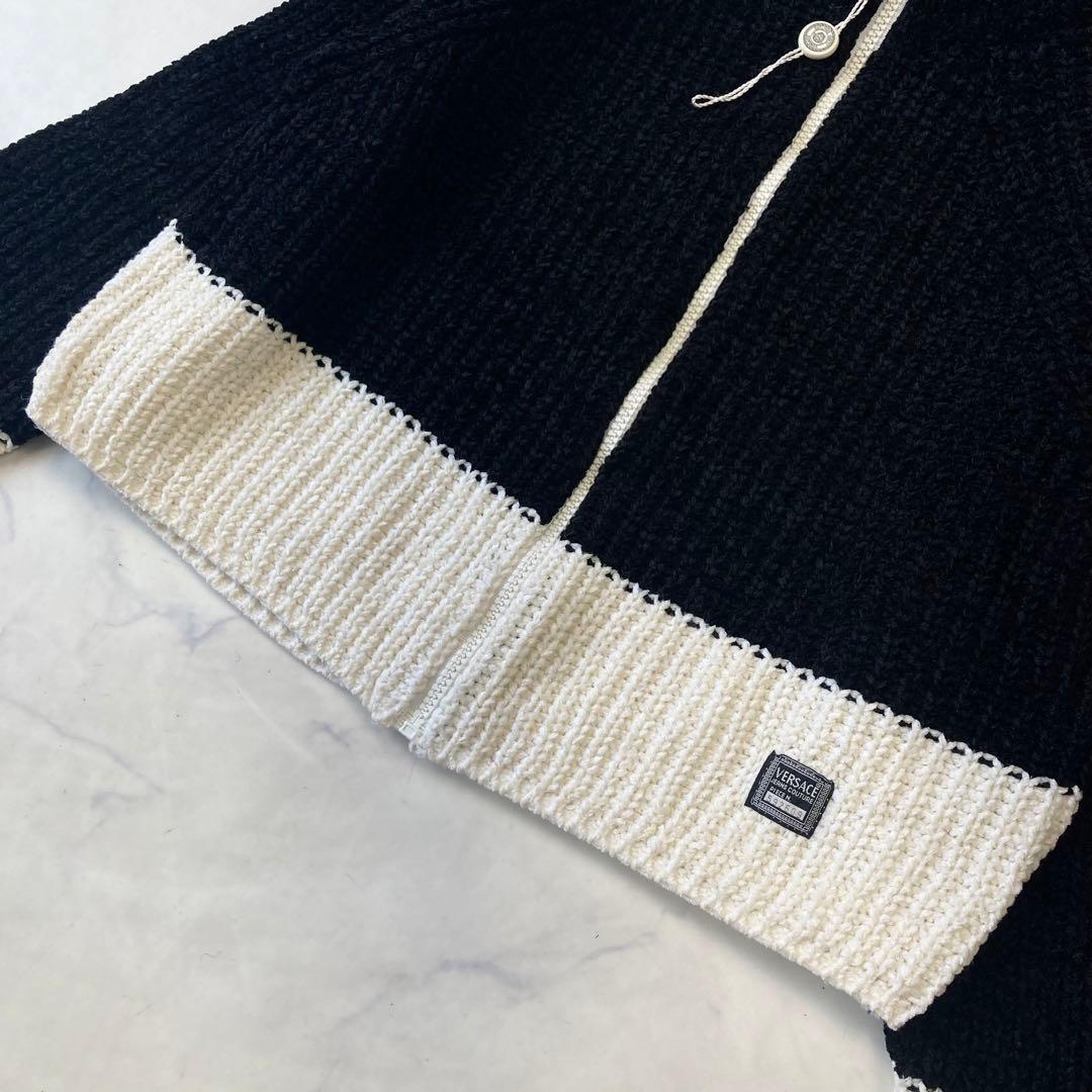 未使用級 ヴェルサーチ ニット ジャケット クロップド メデューサ バイ