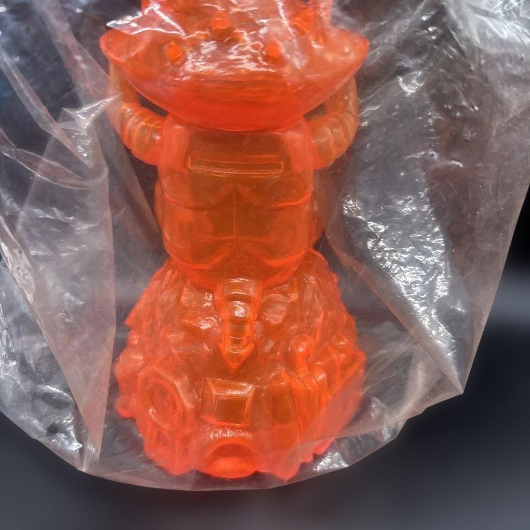 マーミット ビニールパラダイス 開田祐治イラスト版カネゴン 貯金箱 オレンジ成型