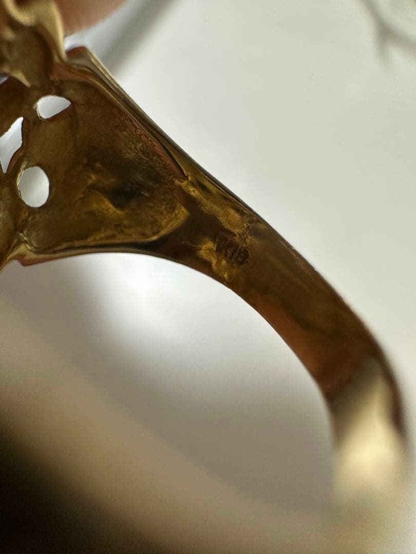 K18 デザインリング 6.74g