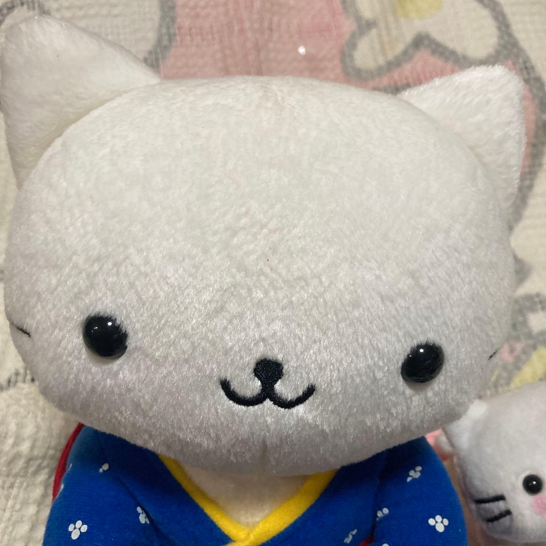 にゃんにゃんにゃんこ　にゃんこ温泉　おかみ　ぬいぐるみ　他3こセット　中古品
