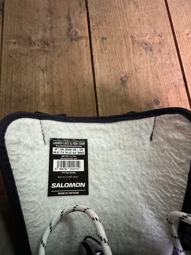 スノーボード SALOMON LAUNCH LACE SJ BOA TEAM 26.5cm