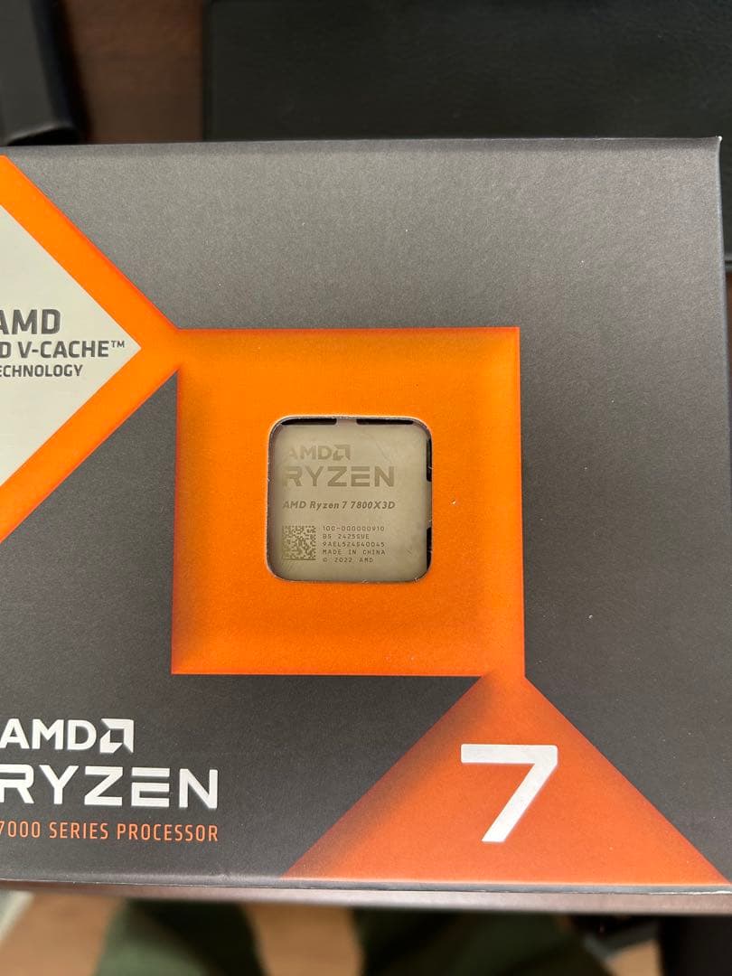 AMD Ryzen 7 7800X3D CPU cpuガードプレート付き 新品未使用 AMD Ryzen 7 7800X3D Socket AM5(CPUのみ) グリス＆グリス