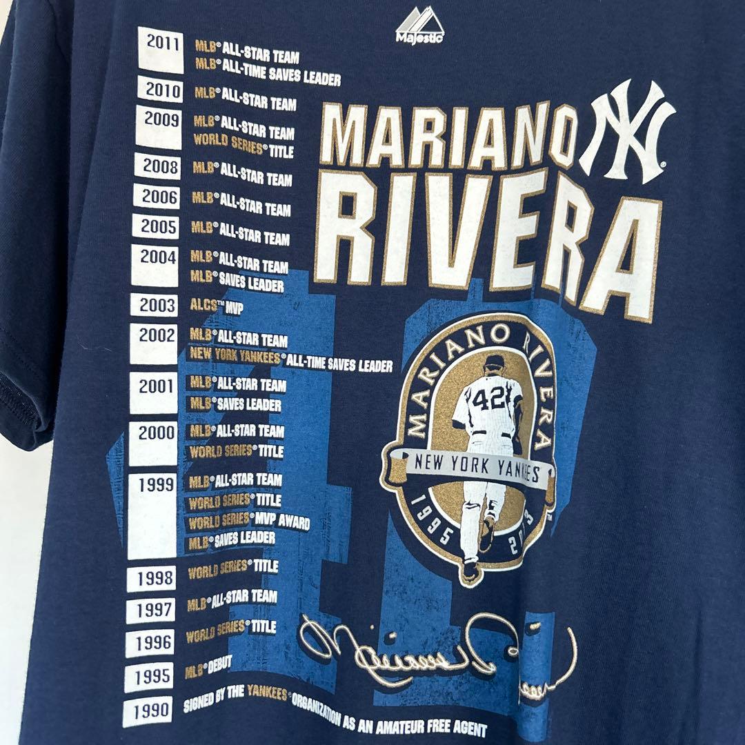 ジャッキーロビンソン マリアノリベラ Tシャツ ドジャース マジェスティック