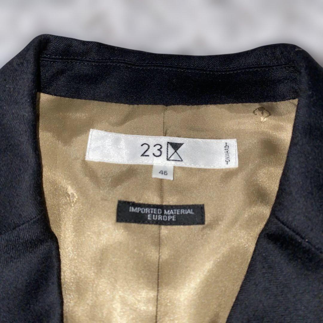 《美品》23区 ⭐︎スーツセットアップ 大きいサイズ　フォーマル46 44ブラック