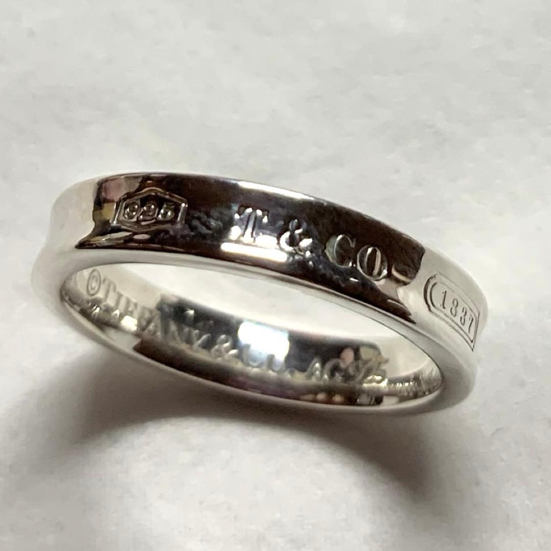 極美品　16号　1837 925 TIFFANY ナロー 指輪　リング　1837 楽天市場】TIFFANY&Co. ティファニー 1837 ナロー リング 指輪