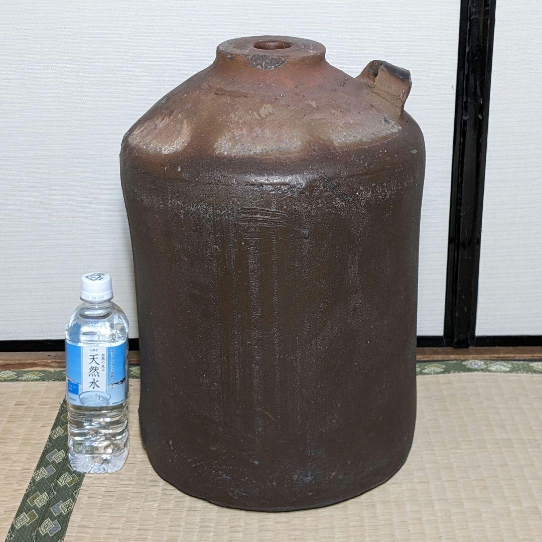 明治～昭和初期 常滑焼 焼酎瓶 焼酎甕 置物 花器 花瓶 壺 酒器 レア 華道具 明治～昭和初期 常滑焼 焼酎瓶 焼酎甕 置物 花器 花瓶 壺 酒器 レア 華
