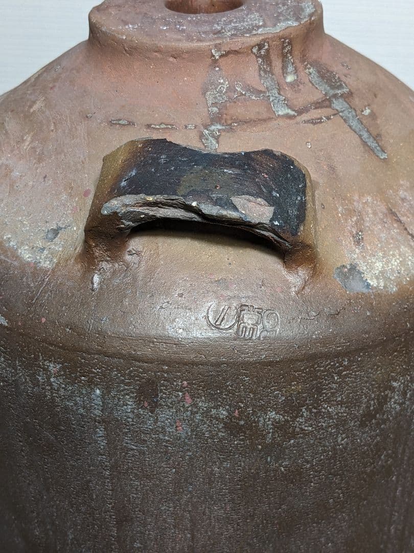 明治～昭和初期 常滑焼 焼酎瓶 焼酎甕 置物 花器 花瓶 壺 酒器 レア 華