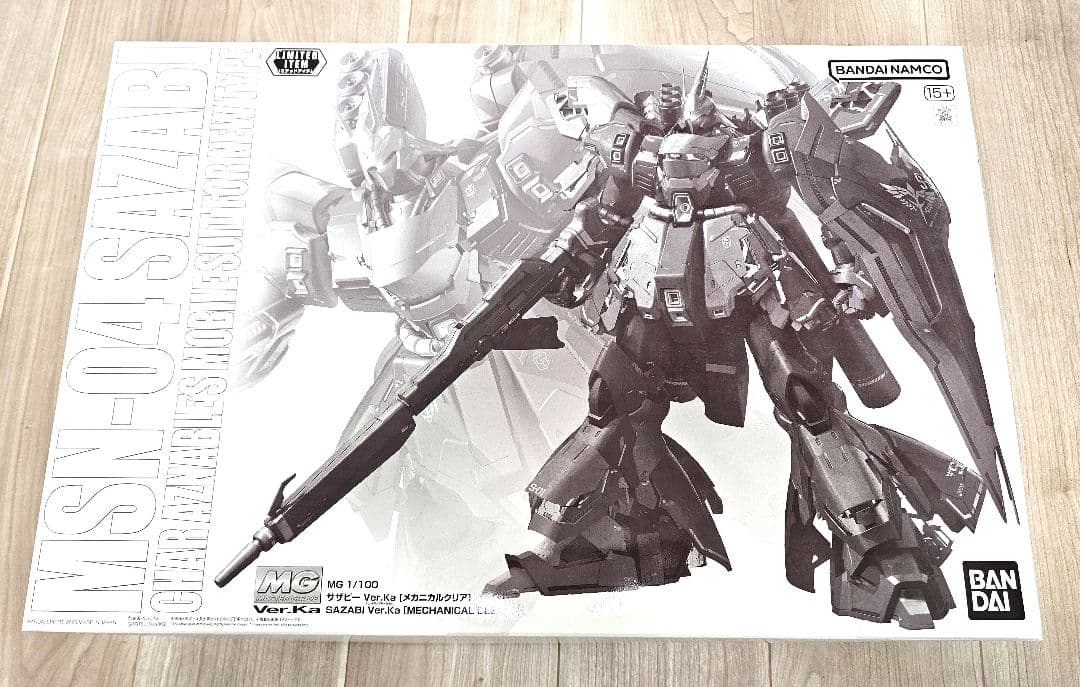 MG ν GUNDAM & SAZABI ver ka set