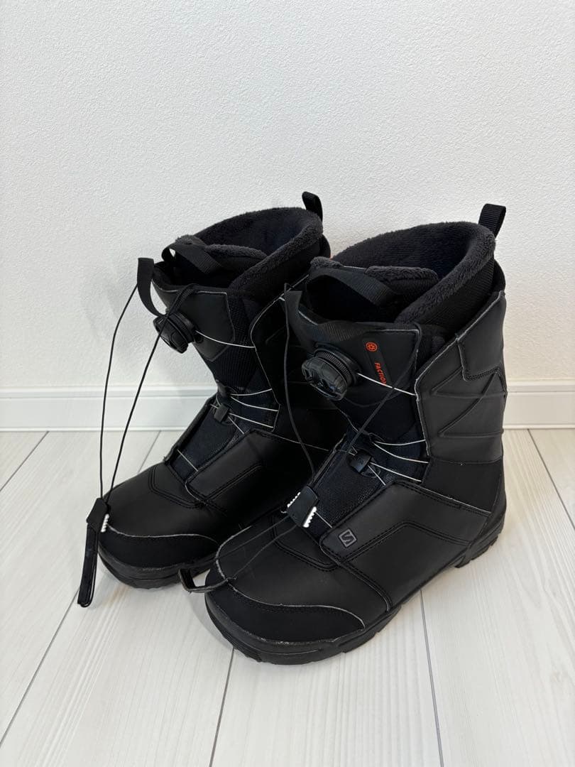 ５回着用　26.5cm SALOMON FACTION WIDE BOA ブーツ