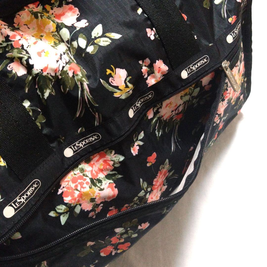 美品】レスポートサック ラージウィークエンダー ガーデンローズ