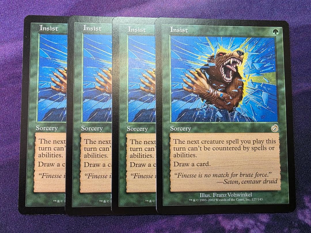 MTG 力説/Insist 4枚セット 英語 TOR - メルカリ