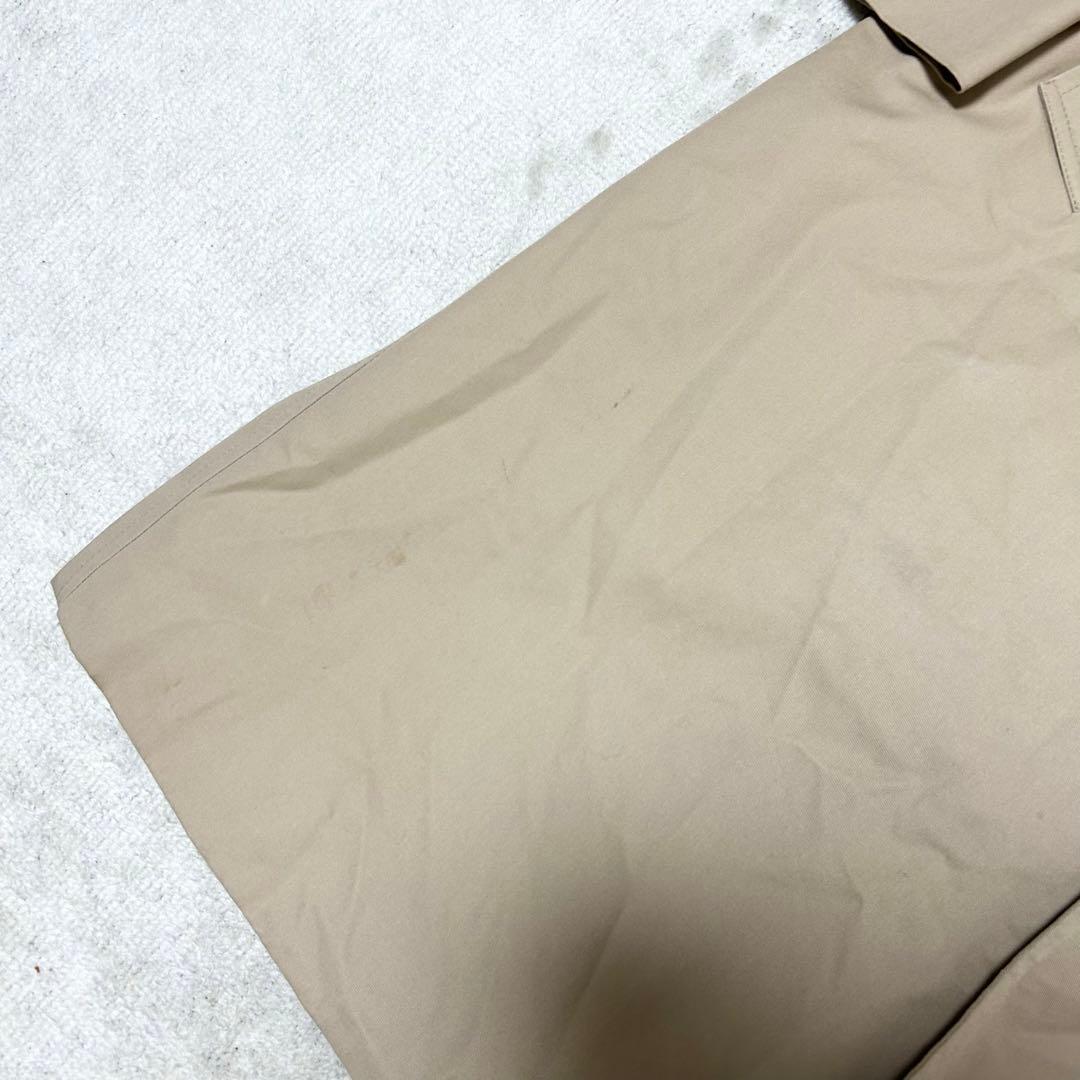 美品 アクアスキュータム ステンカラーコート クラブチェック マキシ丈