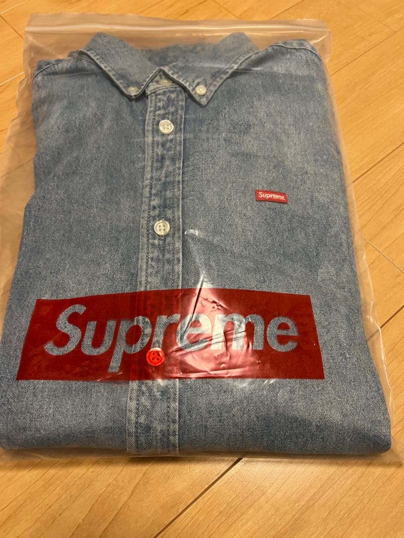 トップス Supreme Small Box Twill Shirt \"Denim\"