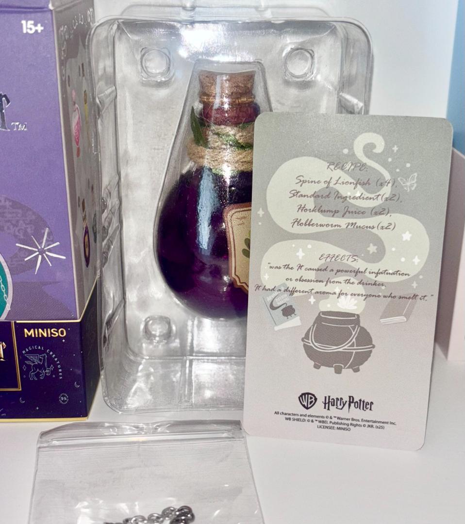 ハリーポッター miniso ポーション チャーム 魔法薬 ハービサイド薬液