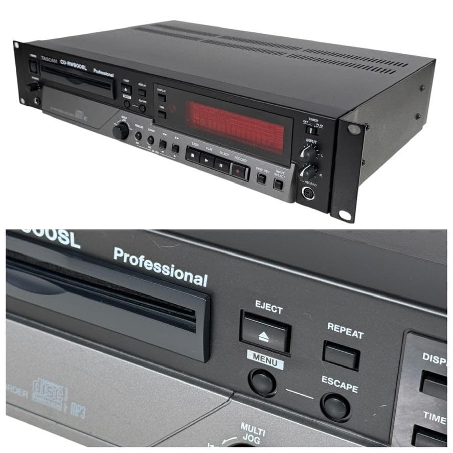 CD録音履歴69時間・TASCAM CDレコーダー 業務用 CD-RW900SL - メルカリ