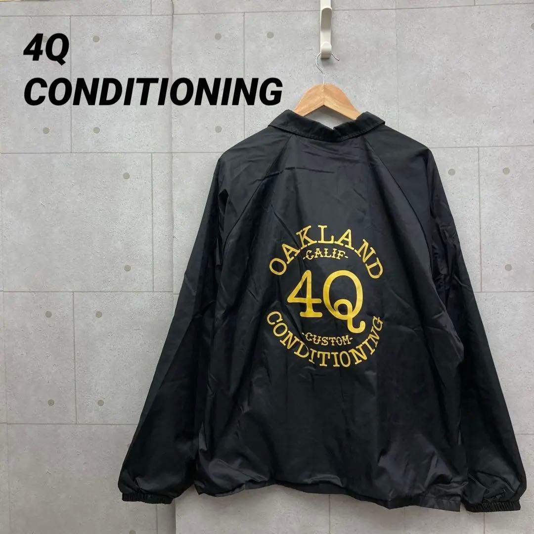 4Q CONDITIONING コーチジャケット スケボー スケーター 黒 4Q CONDITIONING コーチジャケット スケボー スケーター 黒 - メルカリ